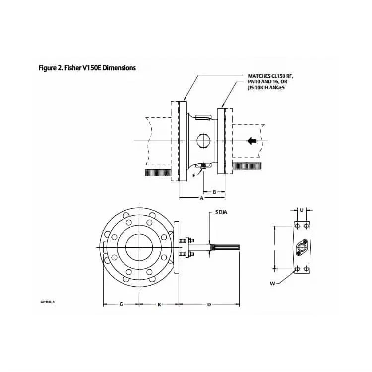 Fisher V150E Vee-Ball Control Valve high quality